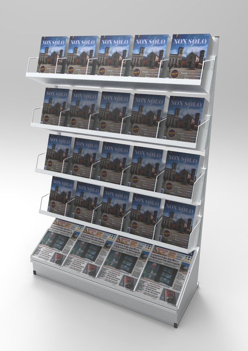 Magazine en kranten display